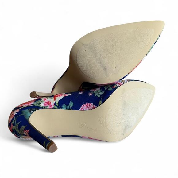 Penny Loves Kenny floral pointed toe high heels with 4” heel, women’s size 7.5 - Picture 6 of 6